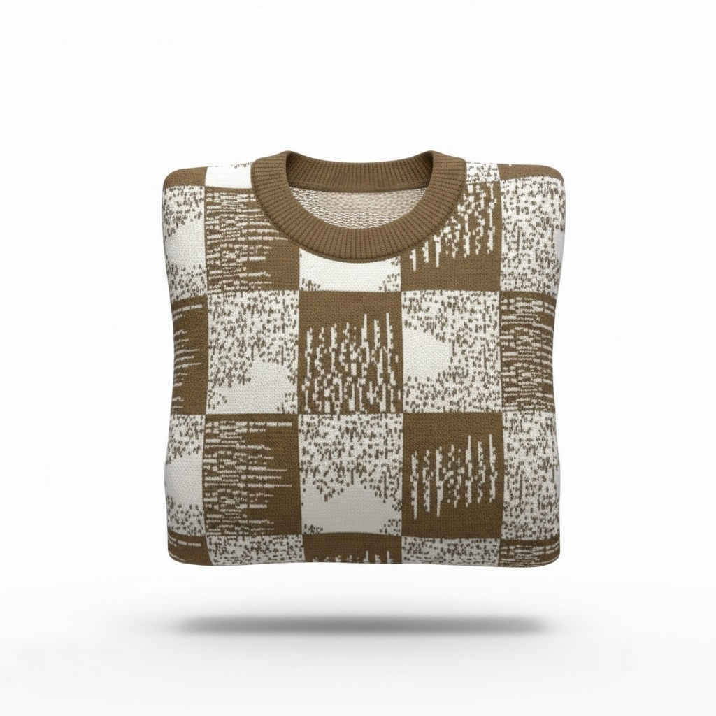 FUXY Kids Pullover – Braun Weiß