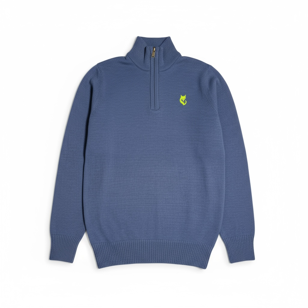 FUXY Strickpullover (Feinstrick) – Navy Blue
