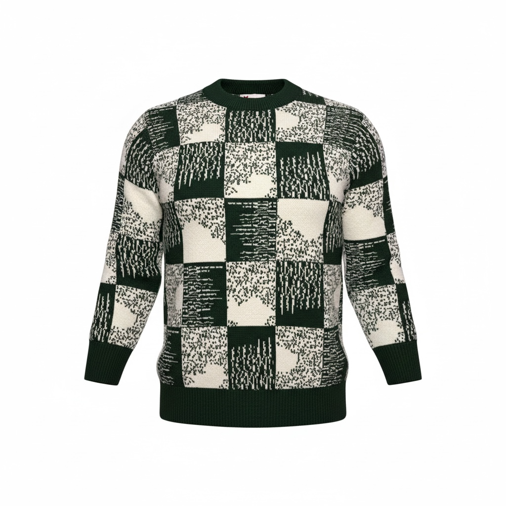 FUXY Kids Pullover – Grün Weiß