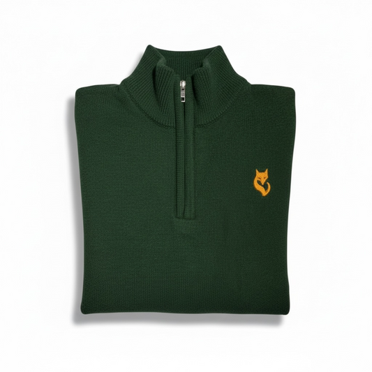 Herren Strickpullover (Feinstrick) Forest Green