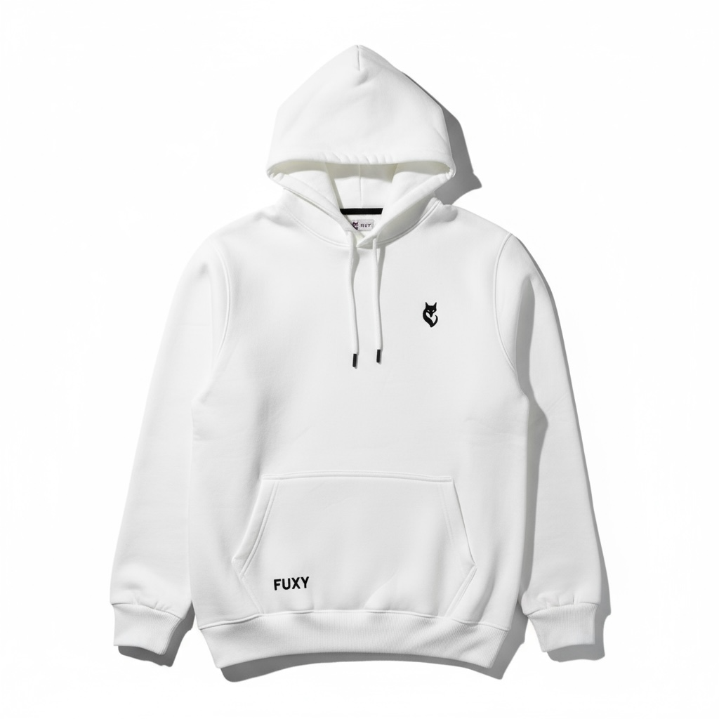 FUXY Signature Hoodie – Weiß
