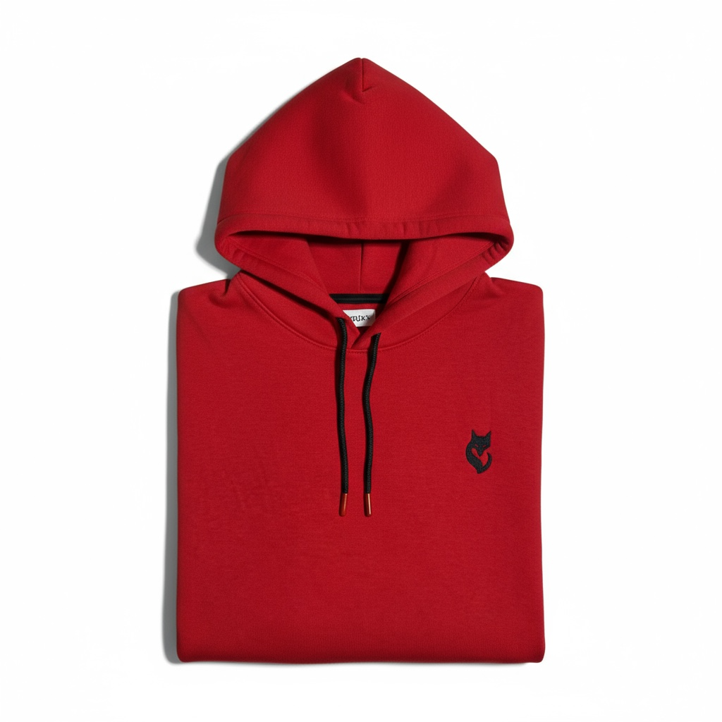 FUXY Essential Hoodie – Red Edition