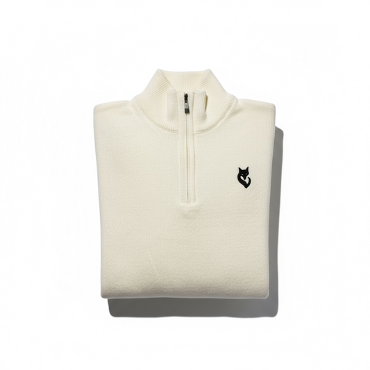 FUXY Strickpullover (Feinstrick, Ivory)